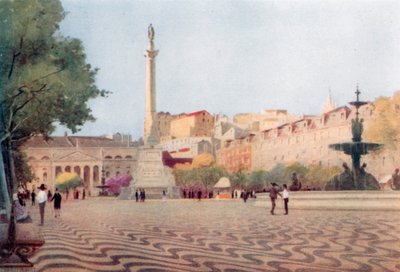 Praca de Dom Pedro (Rolling-Motion Square) by Stanley Inchbold