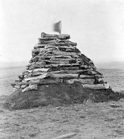 Monument Containing Bones on Custer