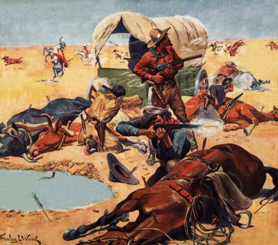 Cowboys and Indians by Stanley L. Wood