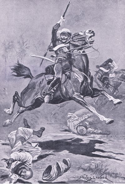 The 9th Lancers at Delhi, 1857 by Stanley L. Wood