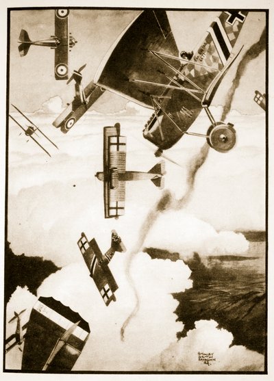 A Dog Fight by Stanley Orton Bradshaw
