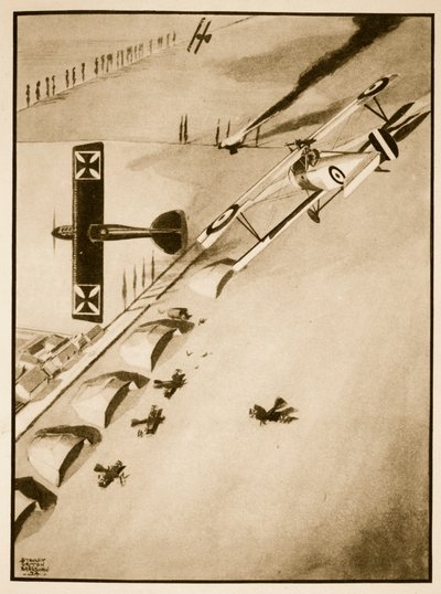Colonel Bishop Gains his V.C, illustration from 