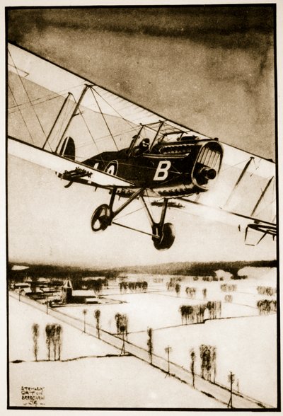 The R.A.F Assists to Break the Transport Strike by Stanley Orton Bradshaw