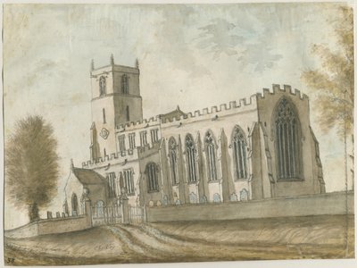 Checkley Church by Stebbing Shaw