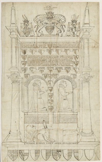 Sandon Church - Tomb of Sampson Erdeswicke by Stebbing Shaw