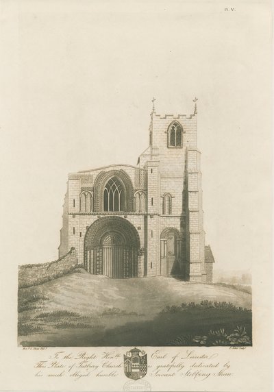 Tutbury Priory Church by Stebbing Shaw