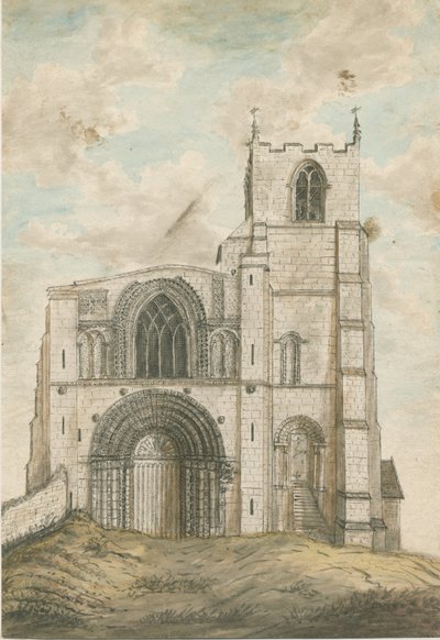 Tutbury Priory Church by Stebbing Shaw
