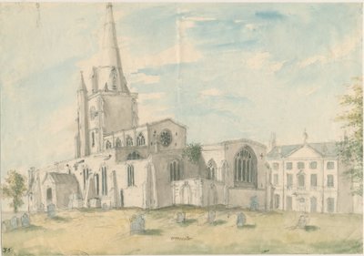 Uttoxeter Church [Old] by Stebbing Shaw