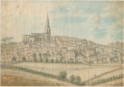 Walsall Town - North West View by Stebbing Shaw