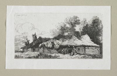 Landscape with Polish Farmstead by Stefan Juliusz Norblin de la Gourdaine