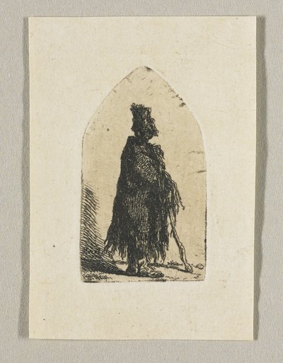 Shepherd with a Stick by Stefan Juliusz Norblin de la Gourdaine