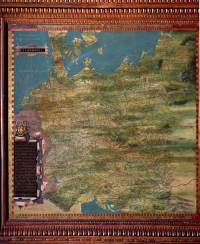 Germany Map by Stefano Bonsignori by Stefano Buonsignori