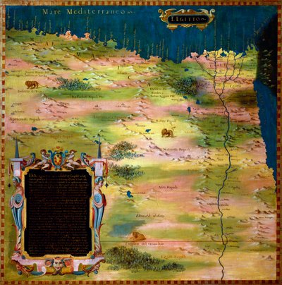 Map of Egypt by Stefano Buonsignori