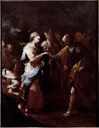 The Marriage of the Virgin by Stefano Magnasco