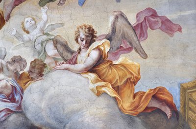 Angel (detail) from the Glory of Saint John the Baptist by Stefano Maria Legnani
