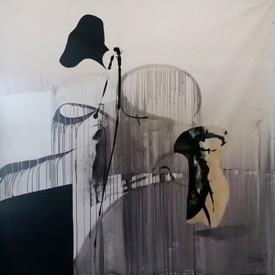 Abstract Drips and Figures by Stefano Mazzolini