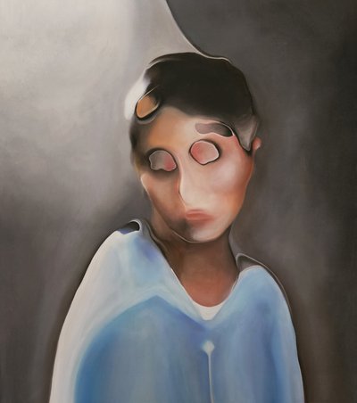 Melancholy Abstract Portrait by Stefano Mazzolini