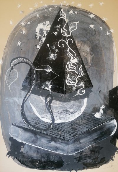 Mystic Pyramid Snake by Stefano Mazzolini