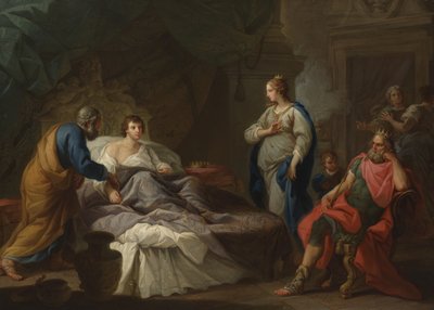 Antiochus Yearning for Stratonice, c.1740 by Stefano Pozzi