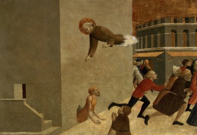 The Blessed Ranieri Rasini delivering the Poor from the Prison in Florence, predella panel of the polyptych of San Francesco de Borgo San Sepolcro by Stefano Sassetta