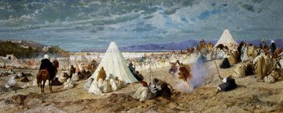Celebration of Mohammed in Tangier, by Stefano Ussi, Italy by Stefano Ussi
