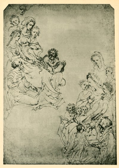 Allegory of the Liberal Arts: Logic and Grammar by Stefano da Verona