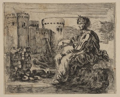 Amphion, from Game of Mythology by Stefano della Bella
