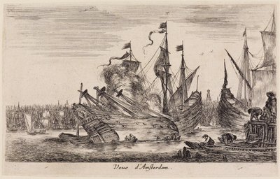 Views of Seaports: View of Amsterdam by Stefano della Bella