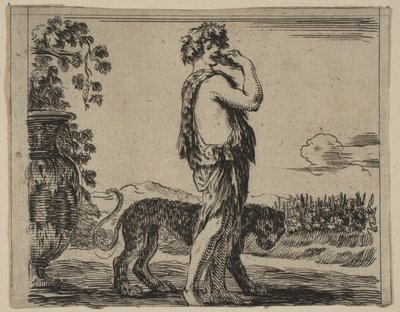Bacchus, from Game of Mythology by Stefano della Bella
