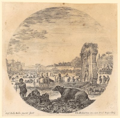 Campo Vaccino by Stefano della Bella