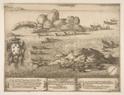 Capture of Two Galleys at Byserta by Stefano della Bella