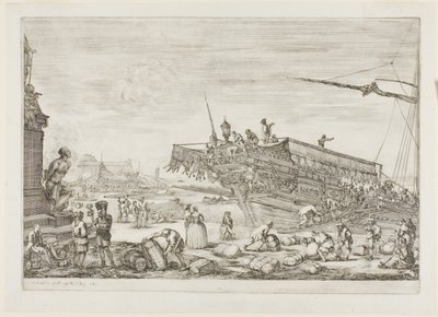 Change of a Galley of the Order of Saint Stephen by Stefano della Bella