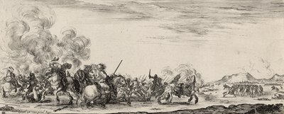 Choc de Cavalrie by Stefano della Bella