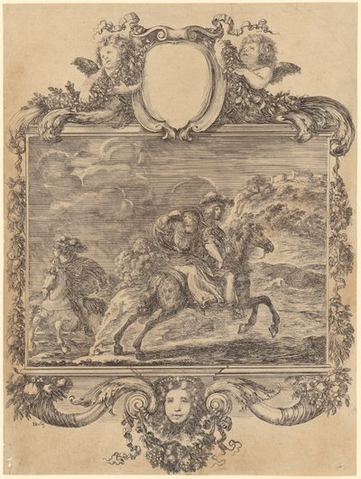 Clovis and Clotilde by Stefano della Bella