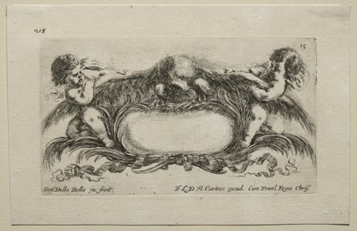 Collection of Various Caprices and New Designs of Cartouches and Ornaments: No 15 by Stefano della Bella