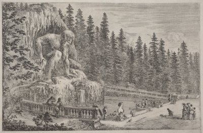 Colossal Statue of the Apennines by Stefano della Bella