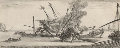 Combat Naval by Stefano della Bella
