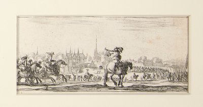 Drawings of Some Troop Movements, set of twelve etchings by Stefano della Bella