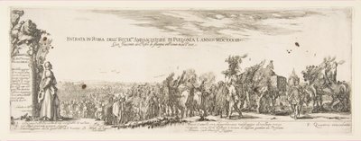 Entrance of the Polish Legation into Rome by Stefano della Bella