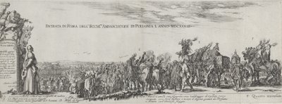 Entry of the Polish Ambassador into Rome by Stefano della Bella