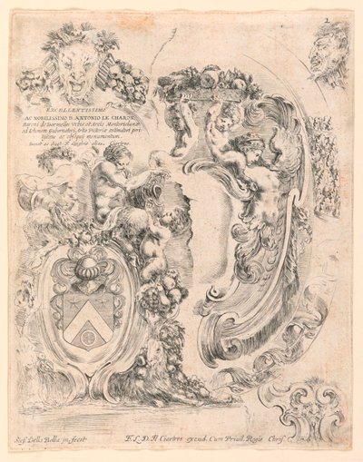 Escutcheons and Details for Escutcheons, No. 2 from 