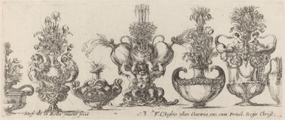 Fantastic Vases, probably 1646 by Stefano della Bella