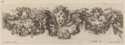 Festoon with Medici Coat of Arms, probably 1648 by Stefano della Bella
