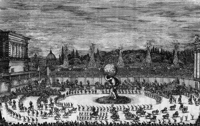 Fete in Florence in the 17th century in 