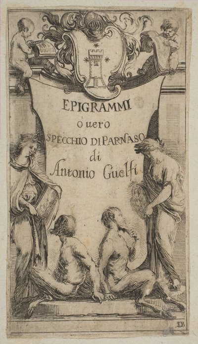 Frontispiece for Epigrammi de Guelfi, ca. 1636 by Stefano della Bella