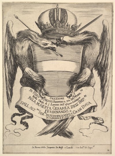 Frontispiece for The Funeral of Emperor Ferdinand II by Stefano della Bella