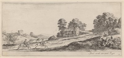 Galloping Horsemen, in or before 1647 by Stefano della Bella