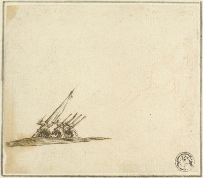 Group of Foot Soldiers by Stefano della Bella
