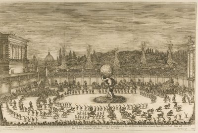 Il mondo festeggiante, Balletto a Cavallo on the Occasion of the Wedding of Cosimo de Medici by Stefano della Bella