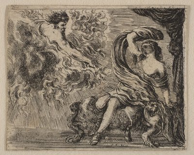 Jupiter and Semele, from Game of Mythology, 1644 by Stefano della Bella